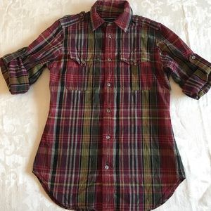 Plaid Ralph Lauren Button-Up